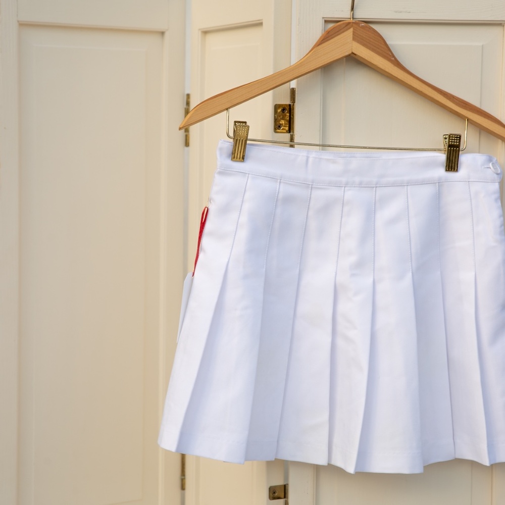 American Apparel White Tennis Skirt - Picture 4 of 5